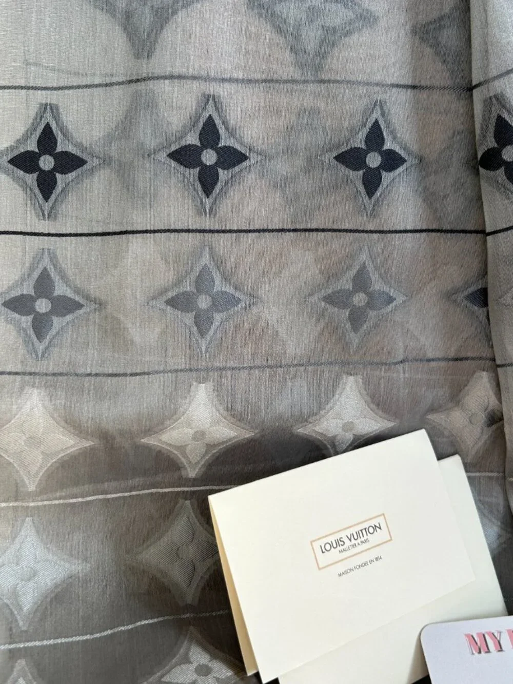 Louis Vuitton  Ombré Monogram Fleur Silk Scarf